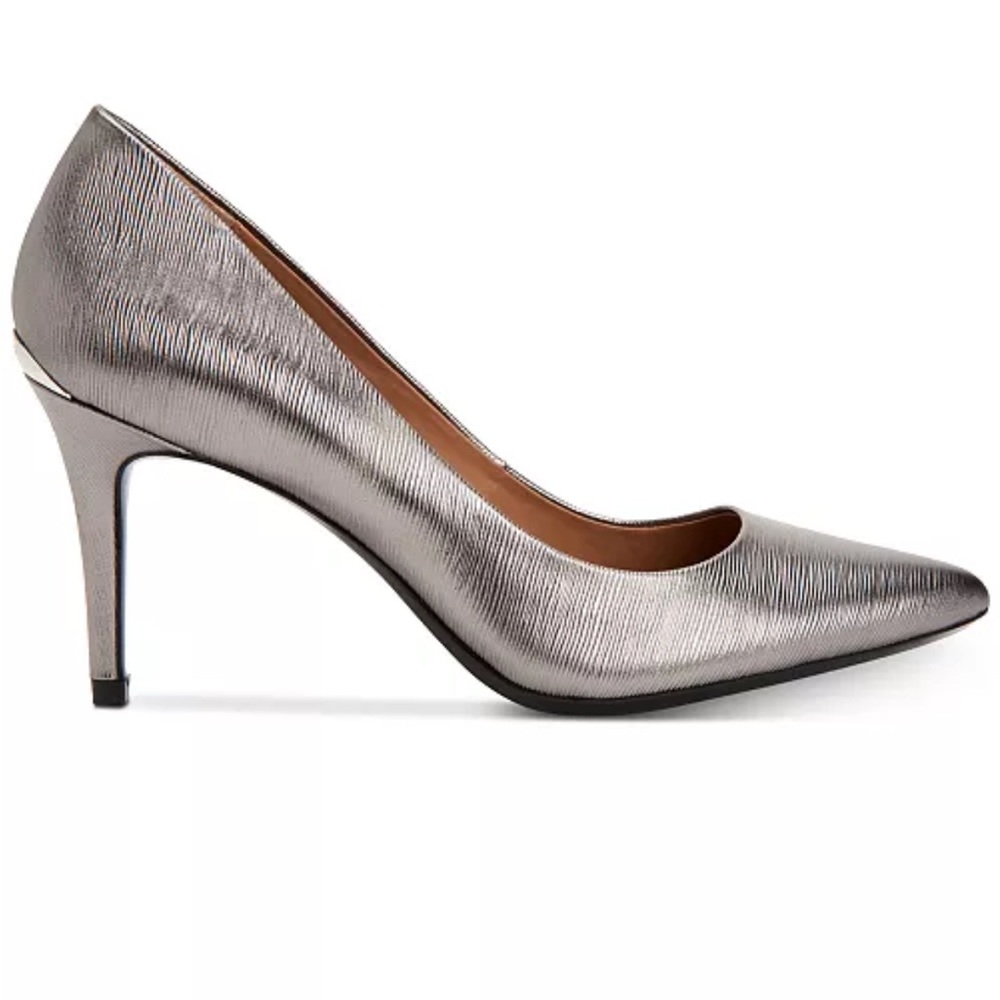 Calvin Klein Silver Heels